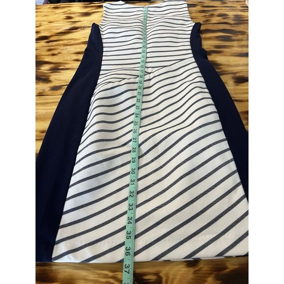 Lauren Ralph‎ Lauren Women Stripe Dress Formal Party Cocktail Size 10 Wedding - Picture 5 of 11